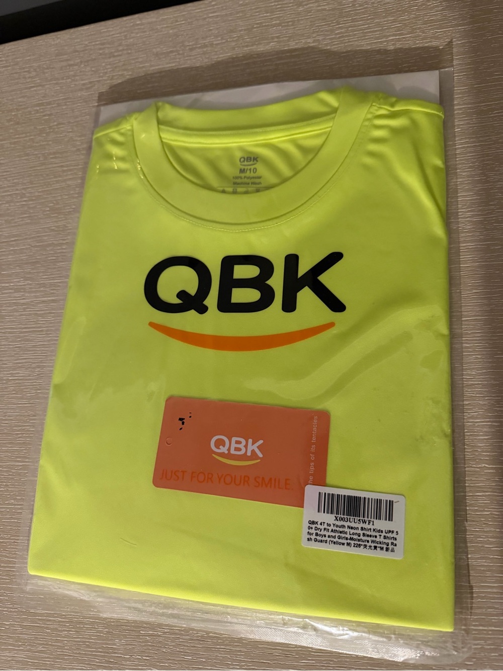 Kids' Neon Yellow Swim Rashguard - UPF Sun Protection